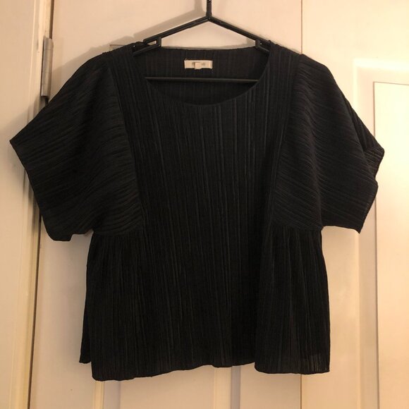Madewell Texture & Thread Micropleat Top, Size M - Picture 5 of 8